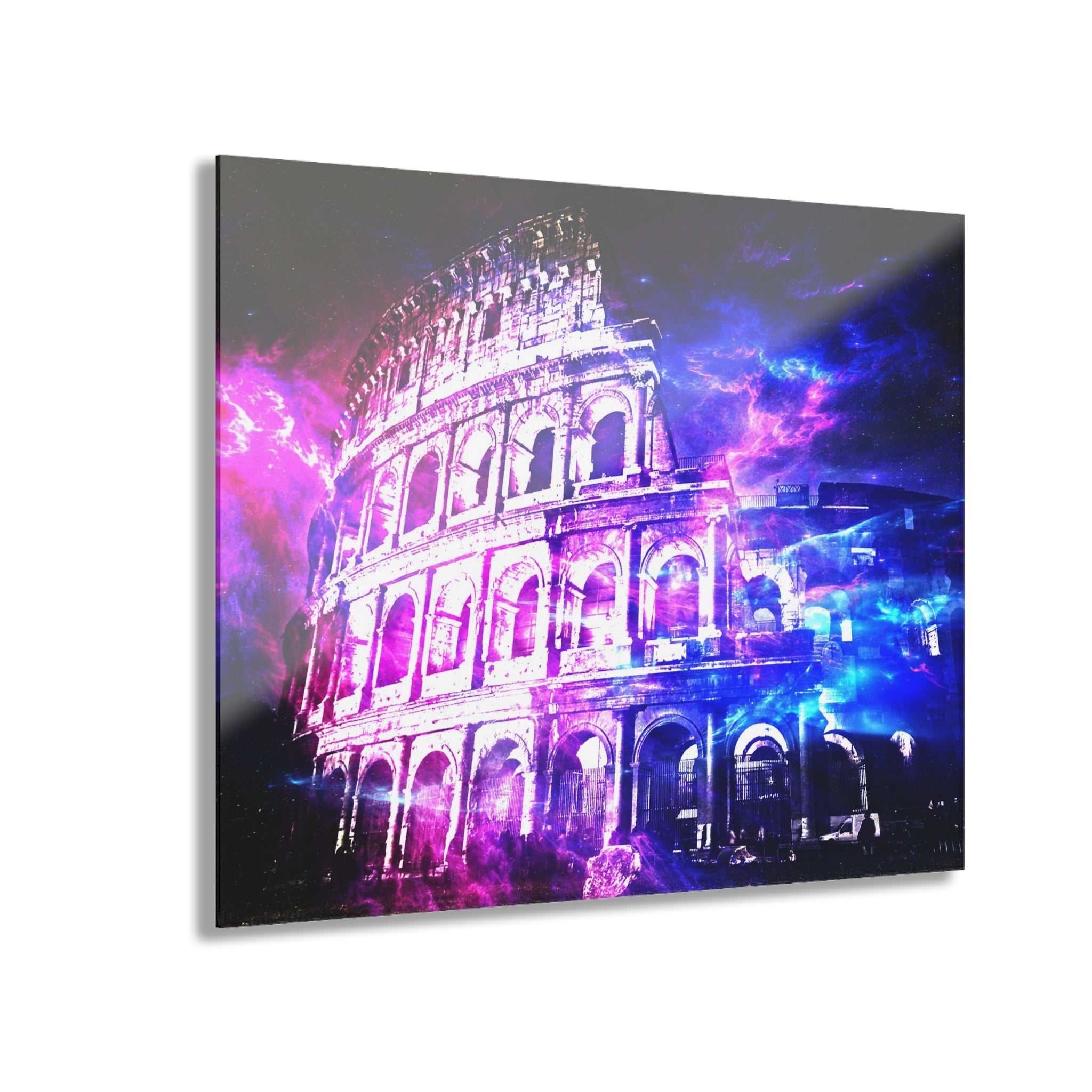 Amethyst Dreams of Roman Patterns Past Acrylic Prints (French Cleat Hanging)