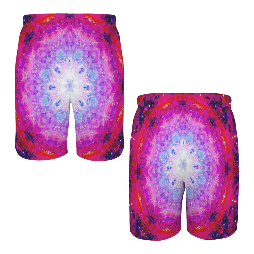 Katerina's Citadel Desires Men's All Over Print Beach Shorts (Sets 26) | Ships from USA