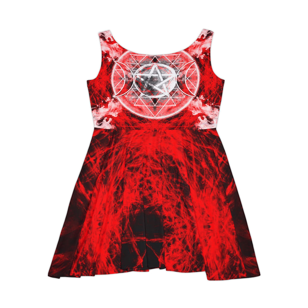 Katerina's Waiting for Hello Triple Goddess Meditations Women's Skater Dress