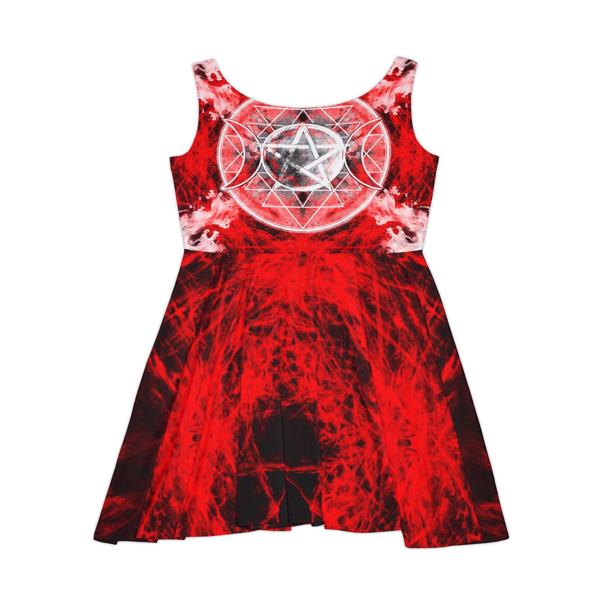 Katerina's Waiting for Hello Triple Goddess Meditations Women's Skater Dress