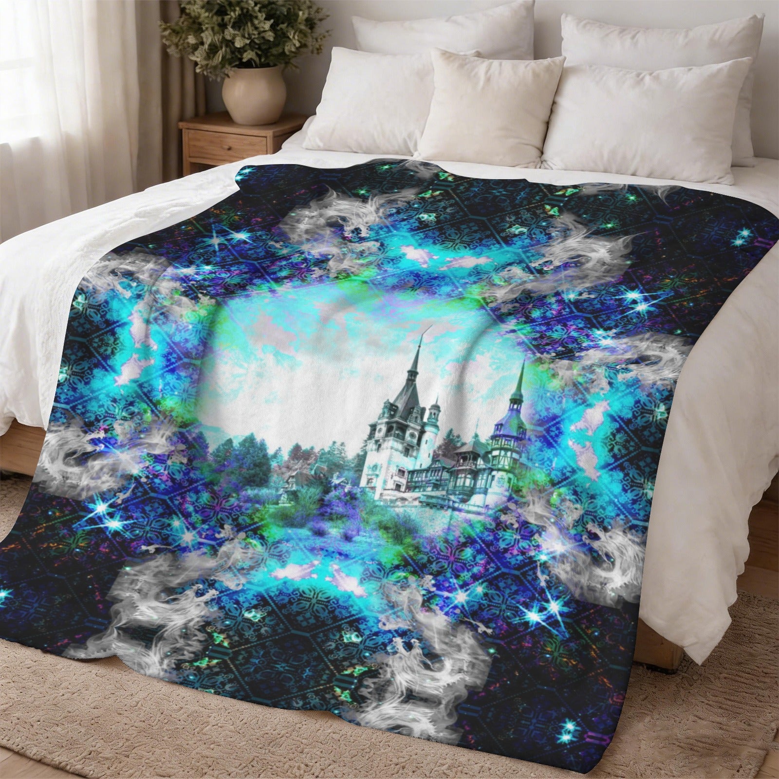 Katerina's Now & Forever Desires Dragoness Dreams Sherpa Fleece Blanket 60" x 80" | Ships from USA