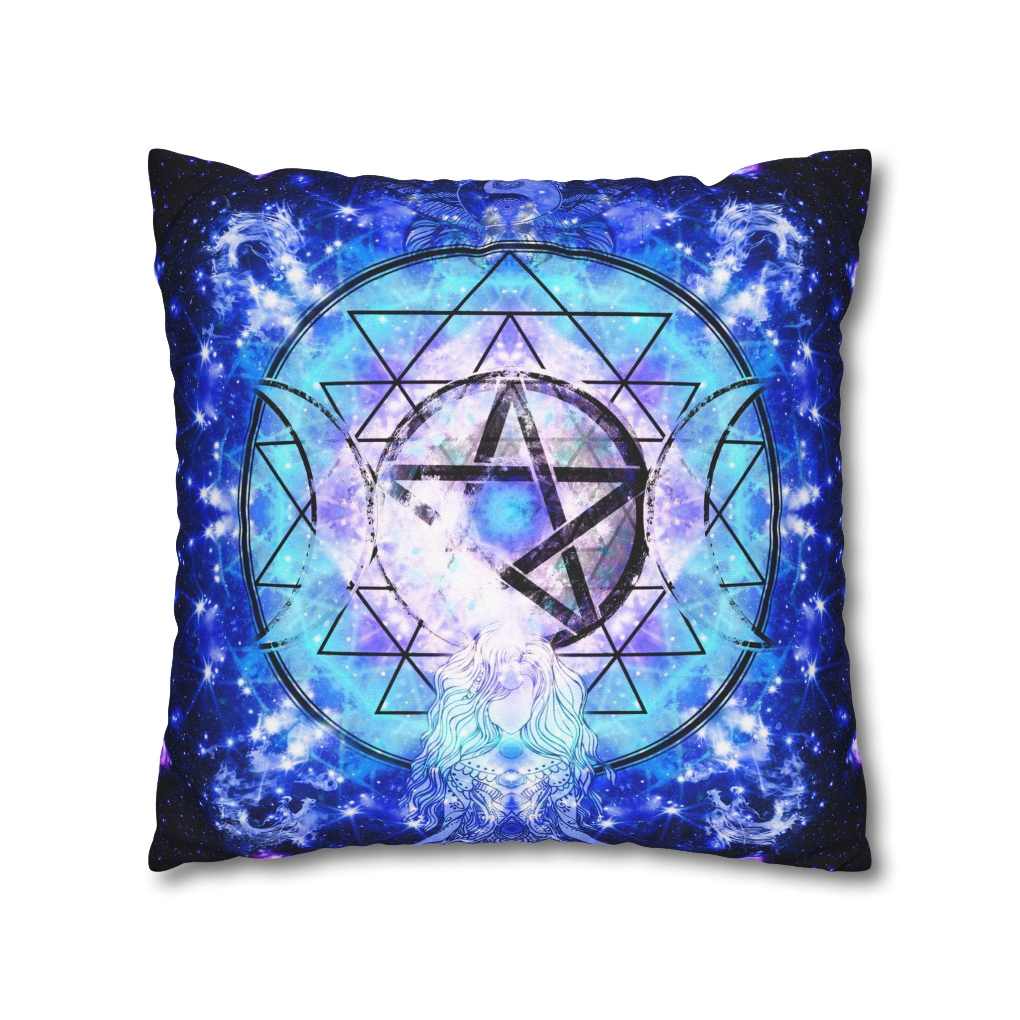 Amen Jin's Katerina's Eros and Psyche Magical Meditations Square Pillow Case