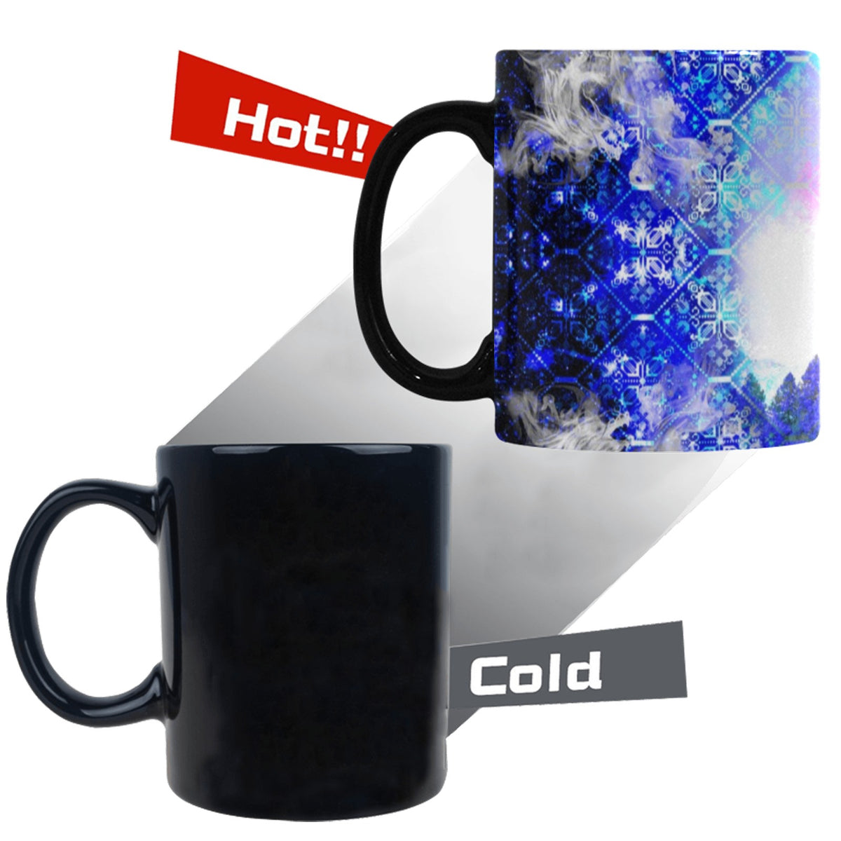 Amen Jin's Katerina's Eros & Psyche Desires Dragoness Dreams Custom Morphing Mug(11OZ)(Made in USA)