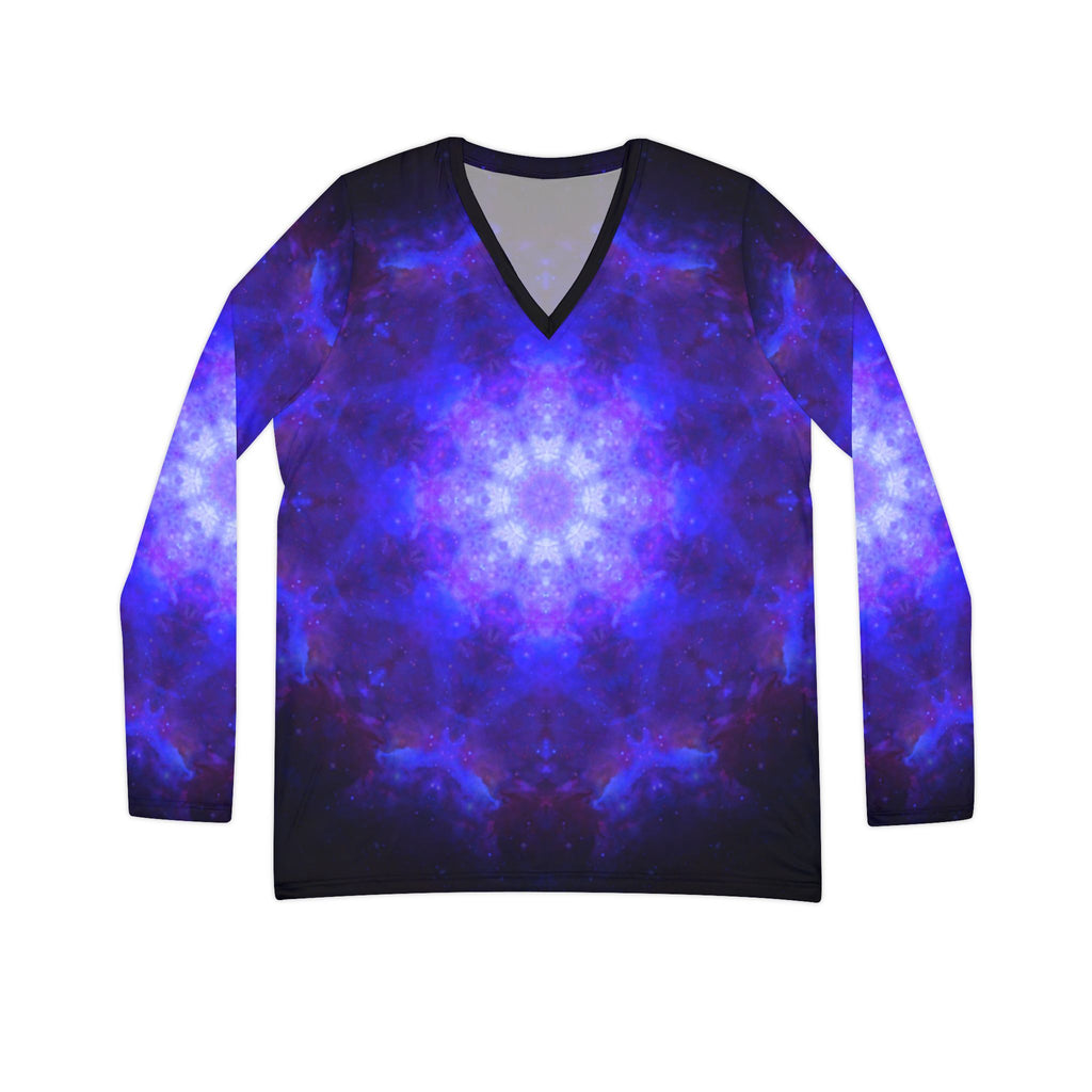 Ajna Desires Long Sleeve V-neck Shirt