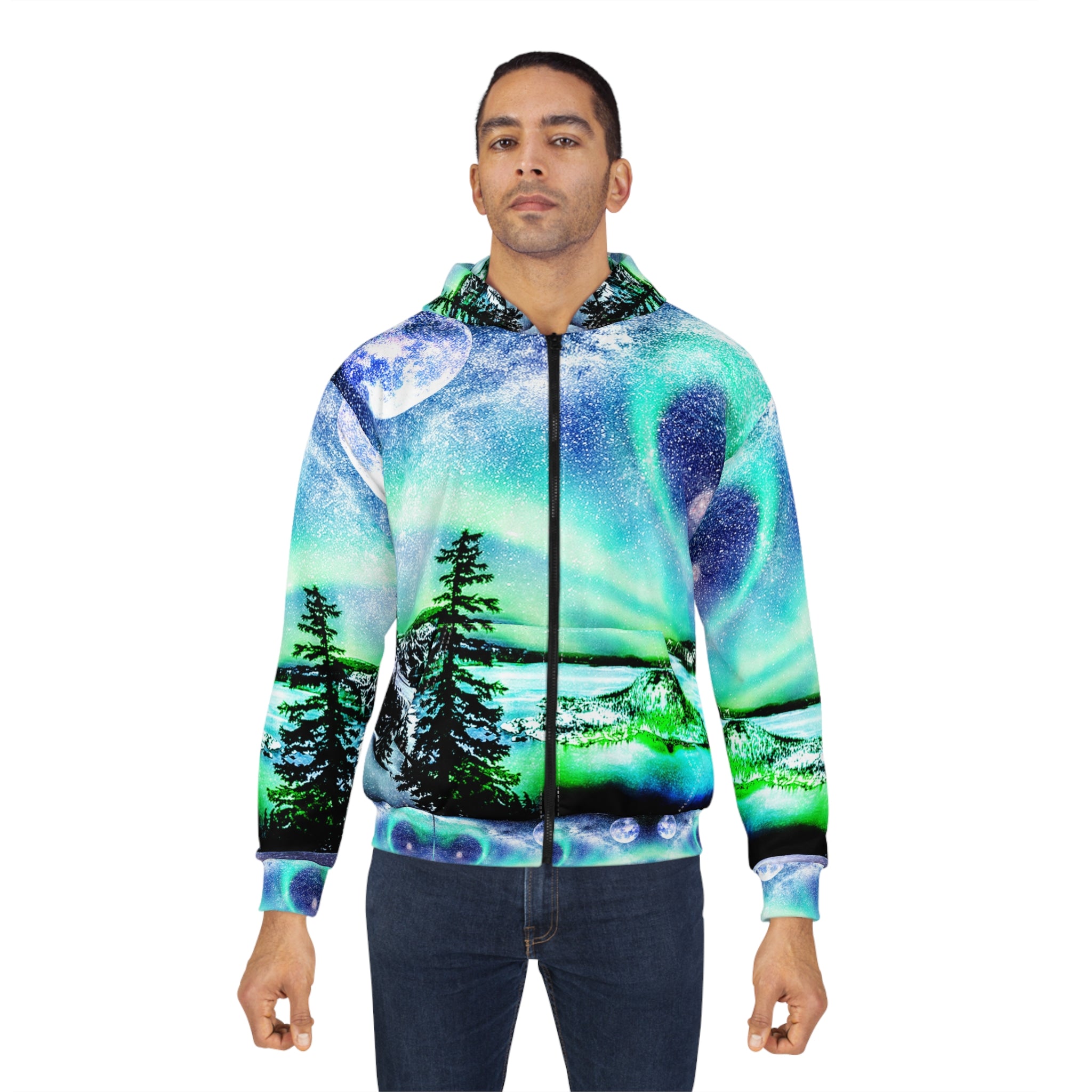 Katerina's Noel Yule Night Dreams Unisex Zip Hoodie