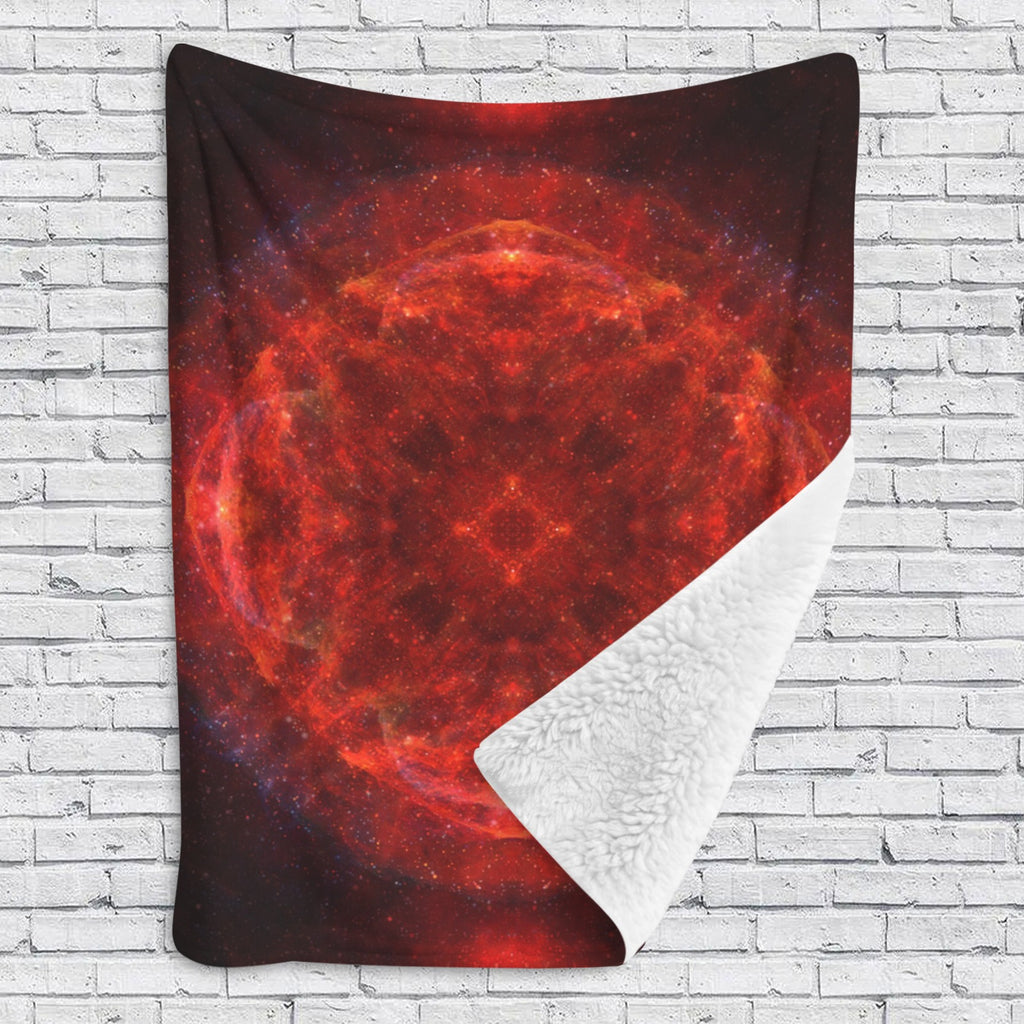 Katerina's Love & Hatred Desires Sherpa Fleece Blanket 60" x 80" | Ships from USA