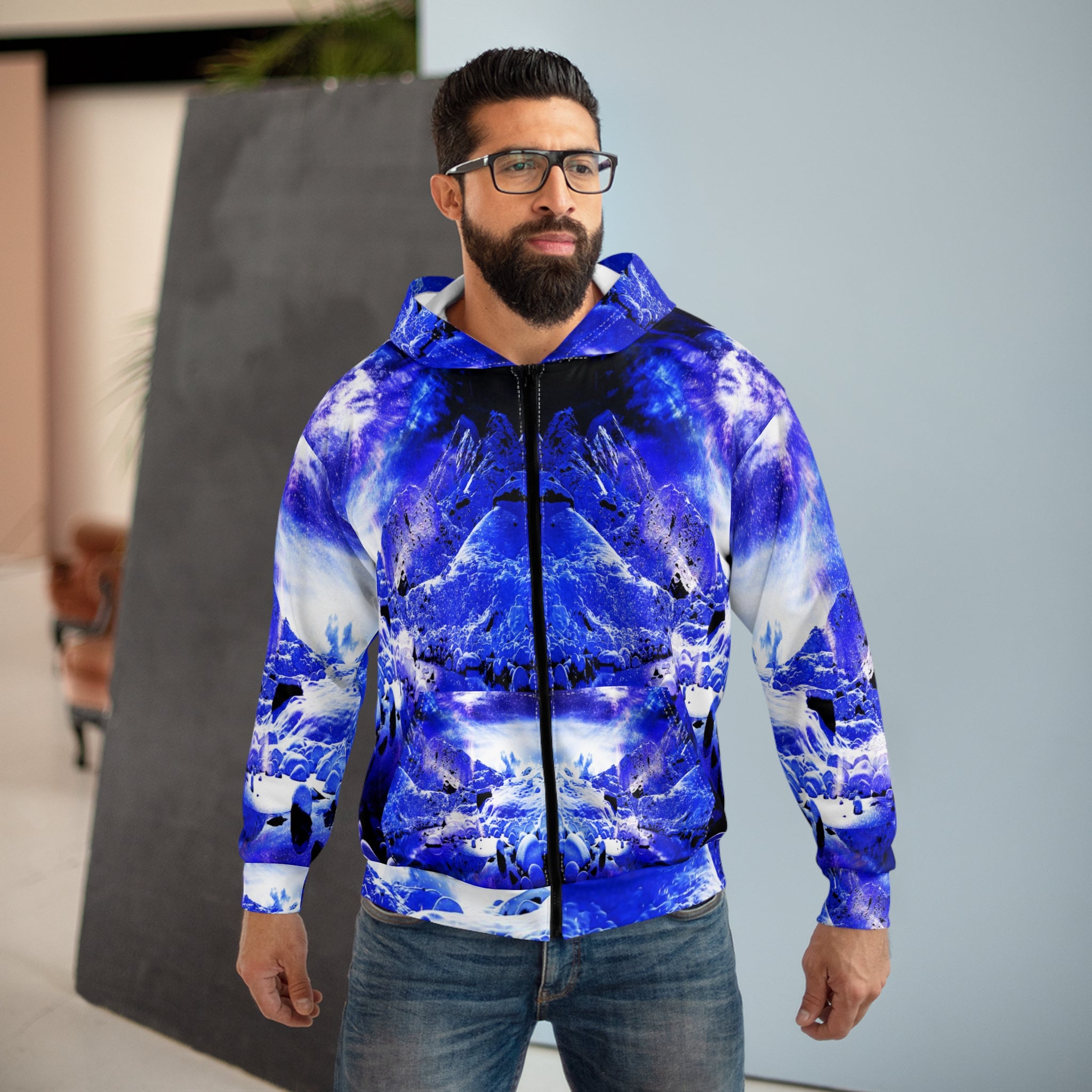 Yule Night Dreams Unisex Zip Hoodie