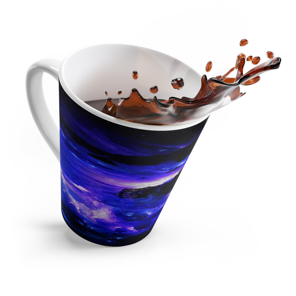 Amethyst Sapphire Somewhere on the Indian Ocean Dreams Latte Mug
