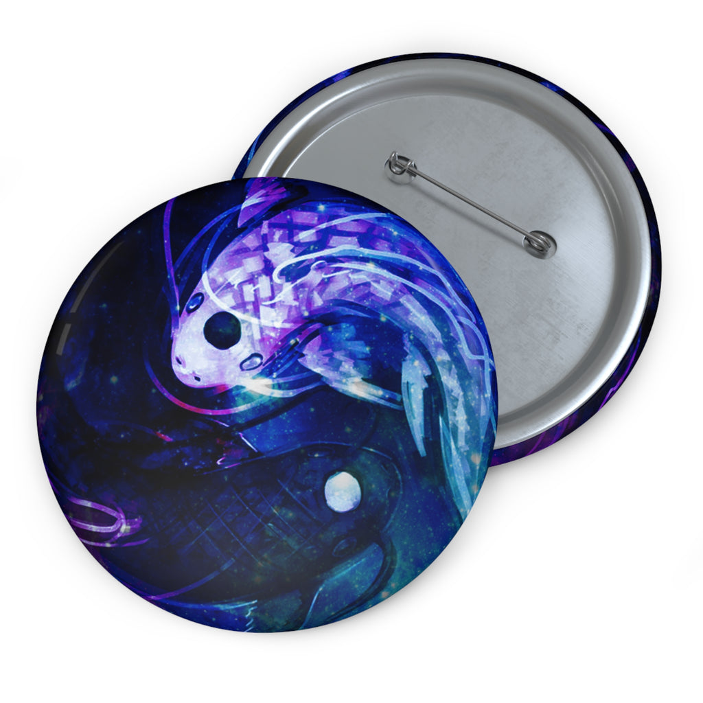 Dancing Serenity Yin Yang Dreams Pin Buttons