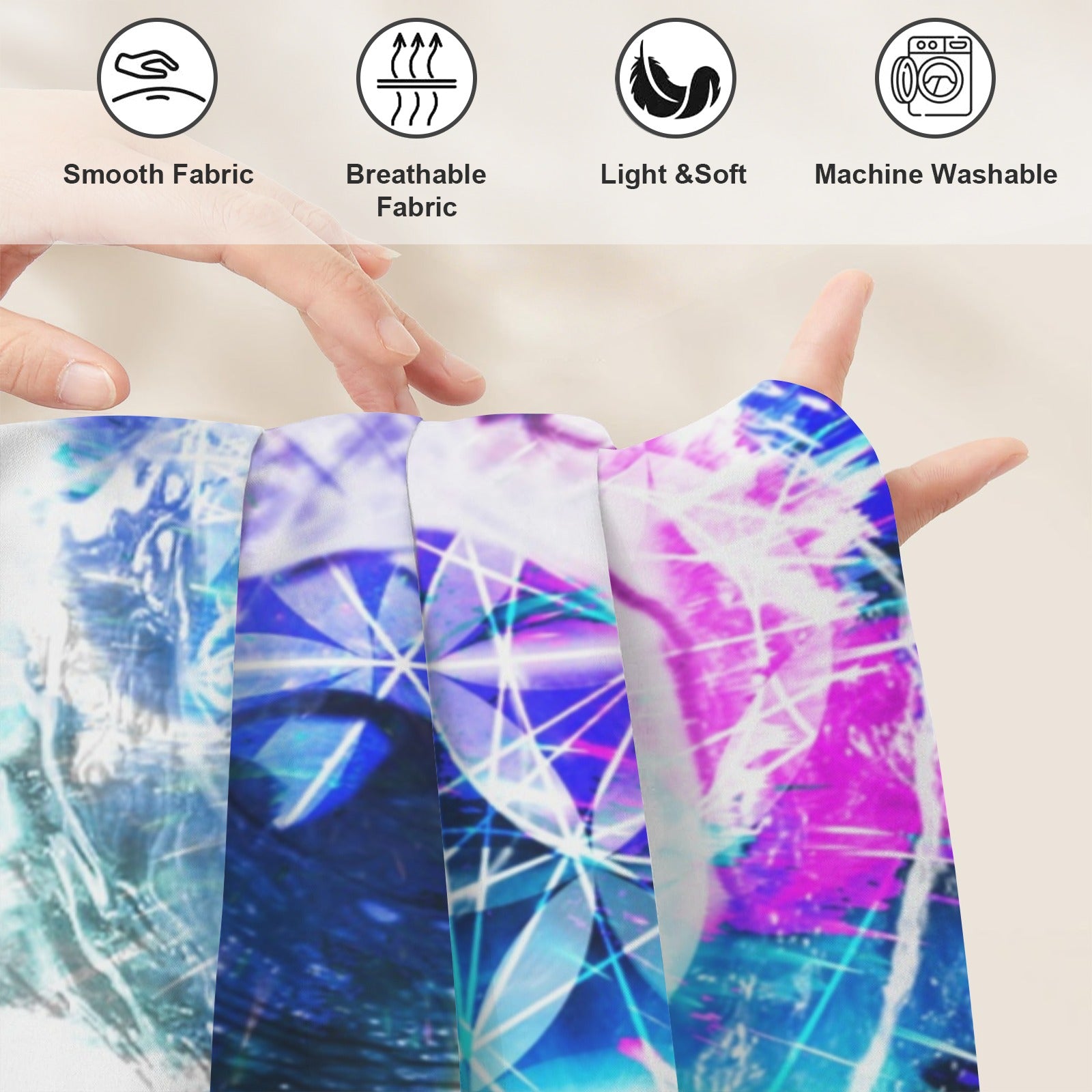 Creation's Koi Meditations Twin Bedding Set (Fitted Sheet + Pillowcases) | Ships from USA