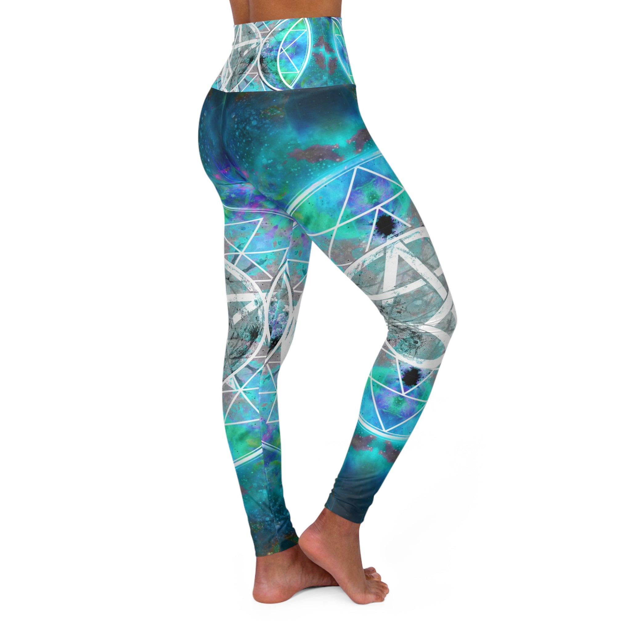 Katerina's Now and Forever Triple Goddess Meditations Yoga Leggings (AOP)