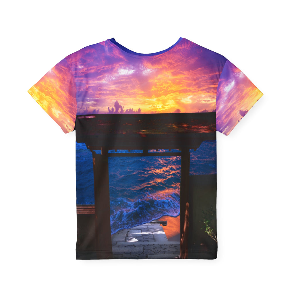 Sunset at Paradise Dreams Kids Sports Jersey