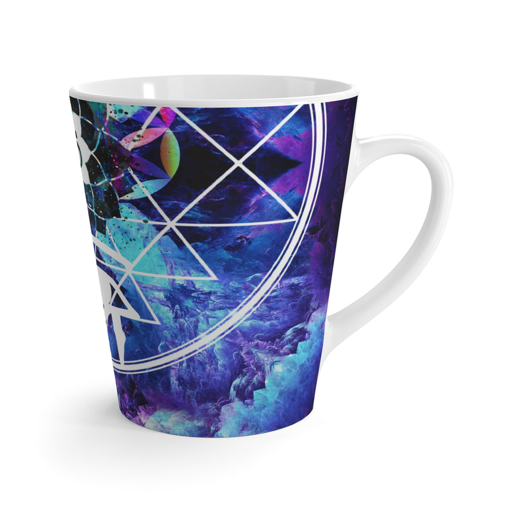 Amen Jin's Dragon's Gate Fairy Om Meditations Latte Mug