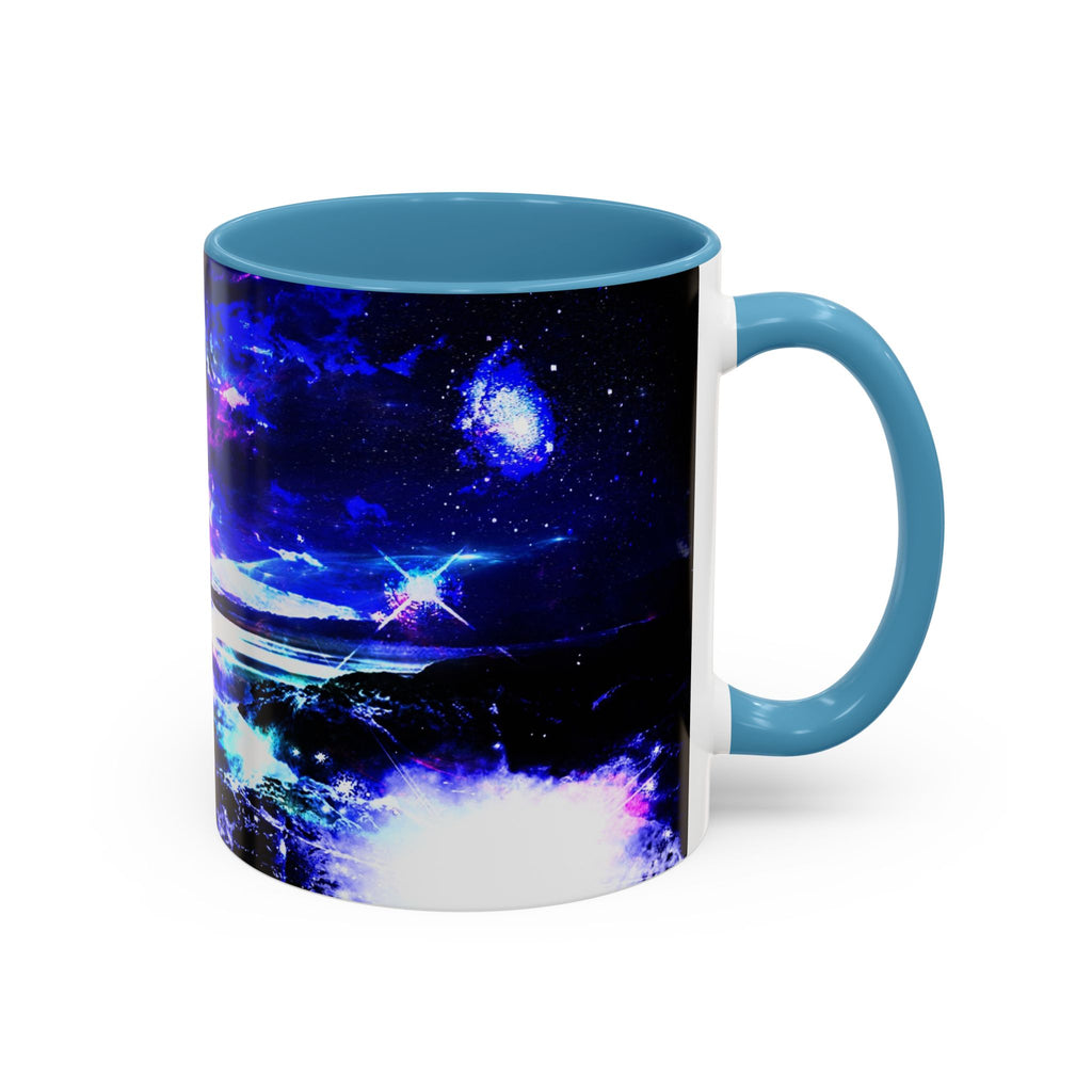 Amethyst Dancing Sea Dreams Accent Coffee Mug