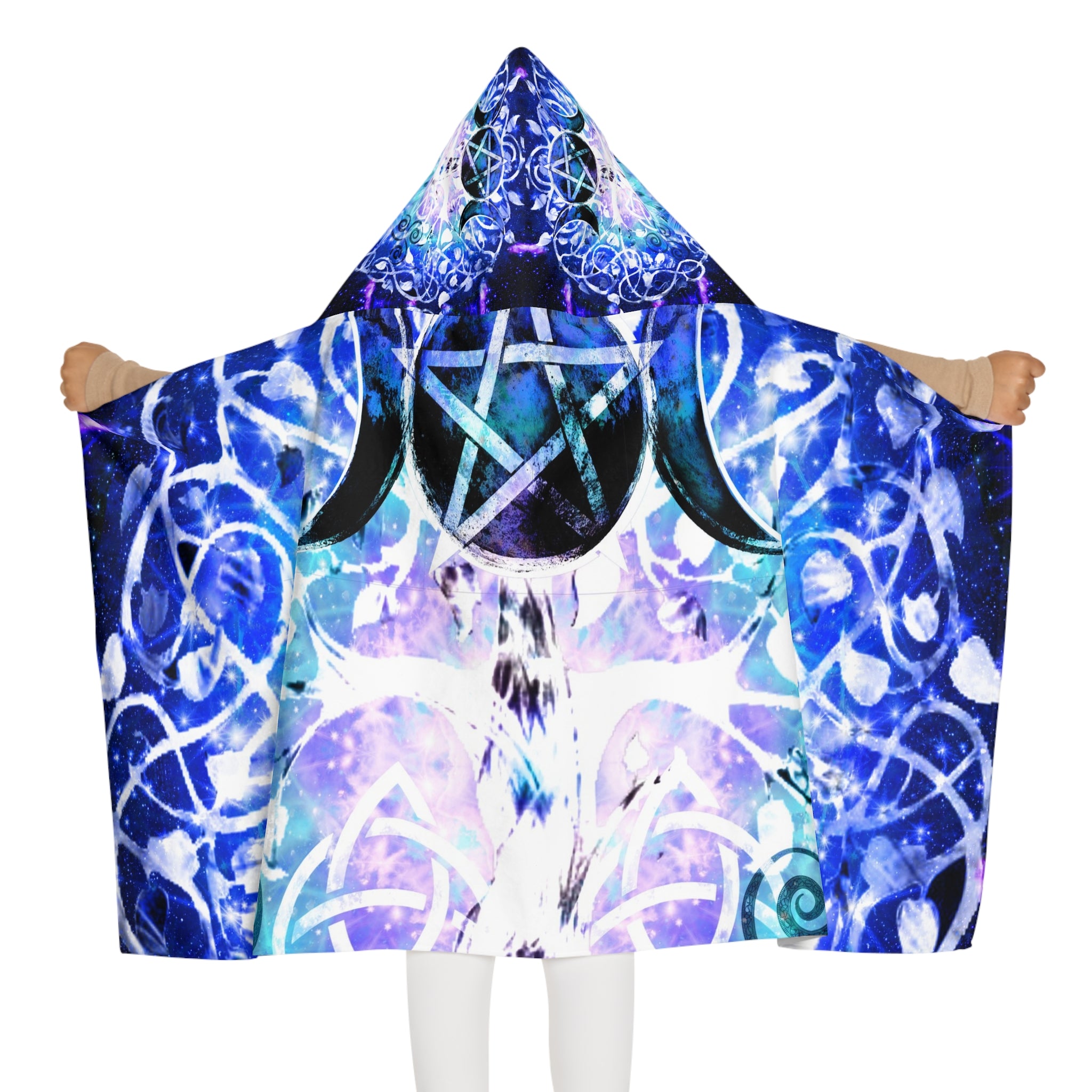 Amen Jin's Katerina's Eros and Psyche Desires Celtic Meditations Youth Hooded Towel