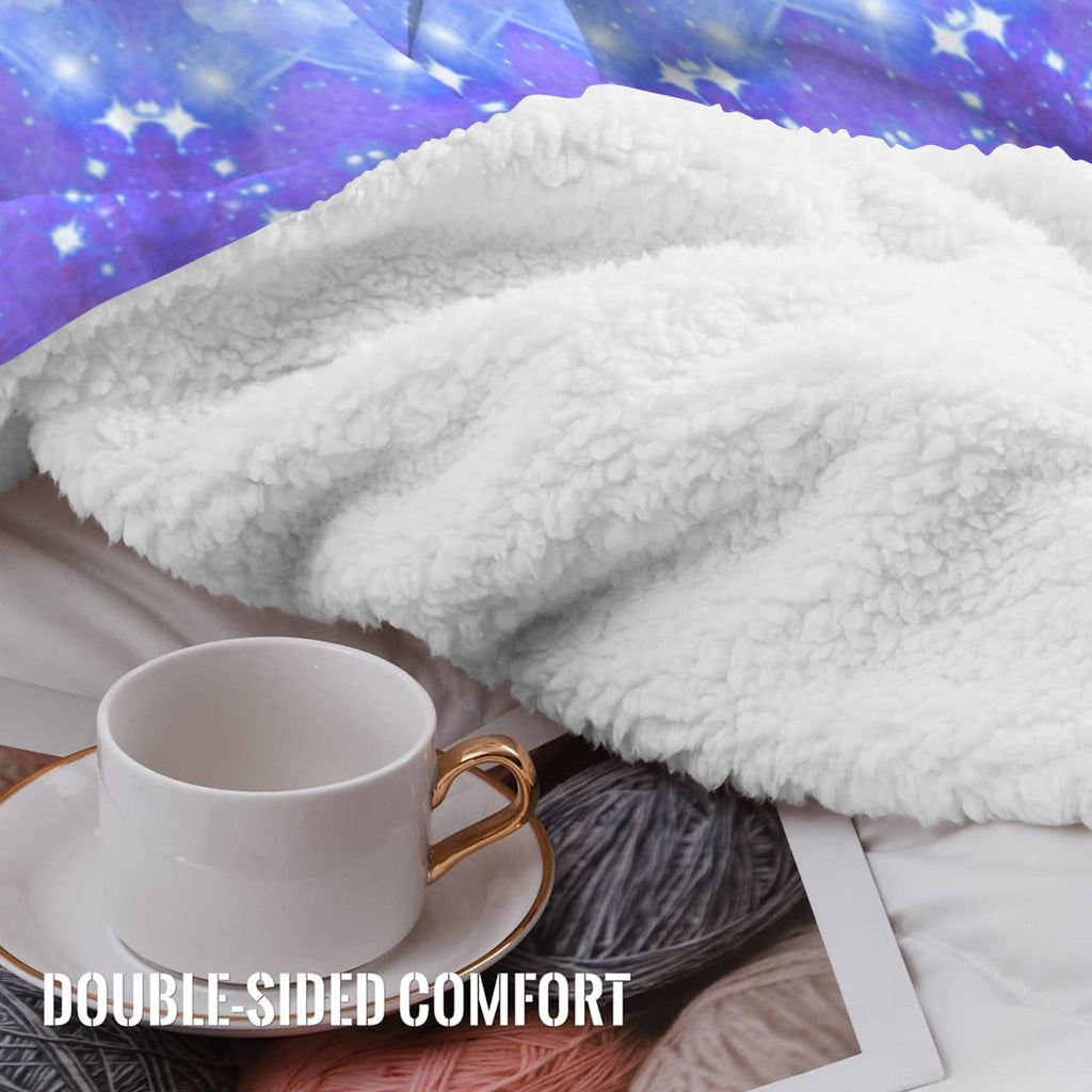 Katerina's Living on a Prayer Desires Sherpa Fleece Blanket 30" x 40" | Ships from USA