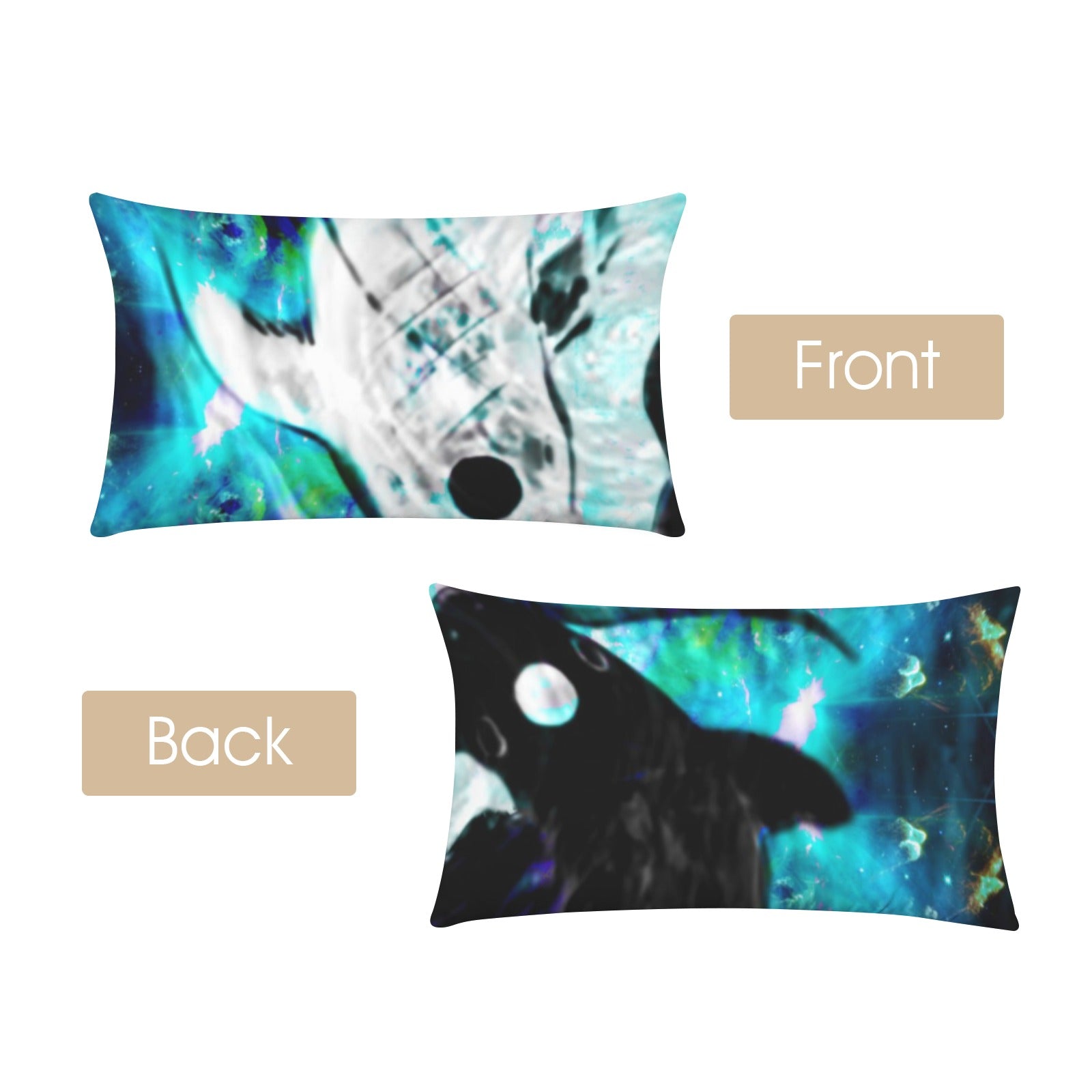 Katerina's Now & Forever Koi Desires Pillow Case 36" x 20"  | Ships from USA