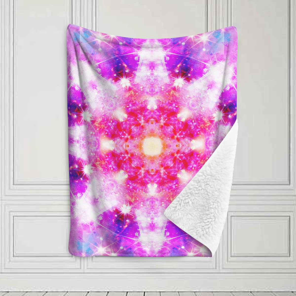 Katerina's Dreams of Angels Desires Sherpa Fleece Blanket 30" x 40" | Ships from USA
