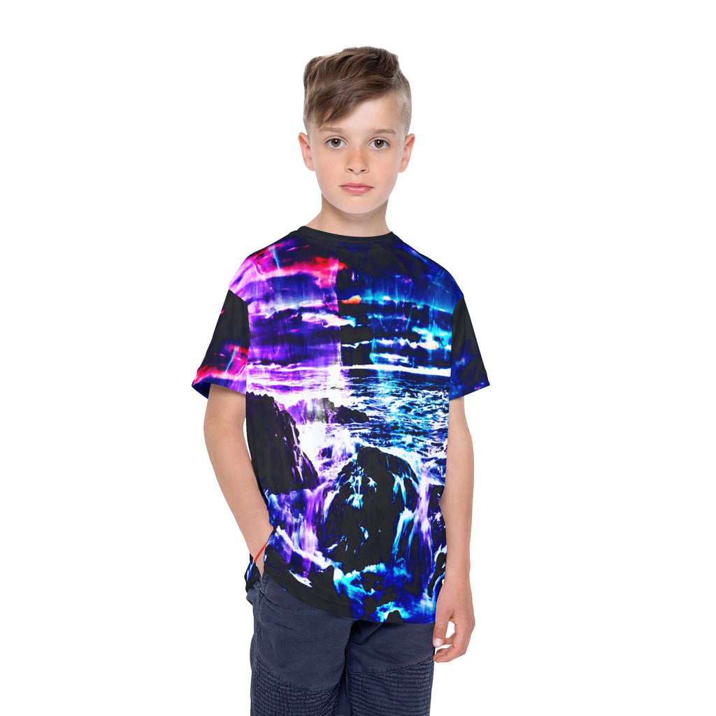 Ad Amorem Amisi Cosmic Falls Dreams Kids Sports Jersey