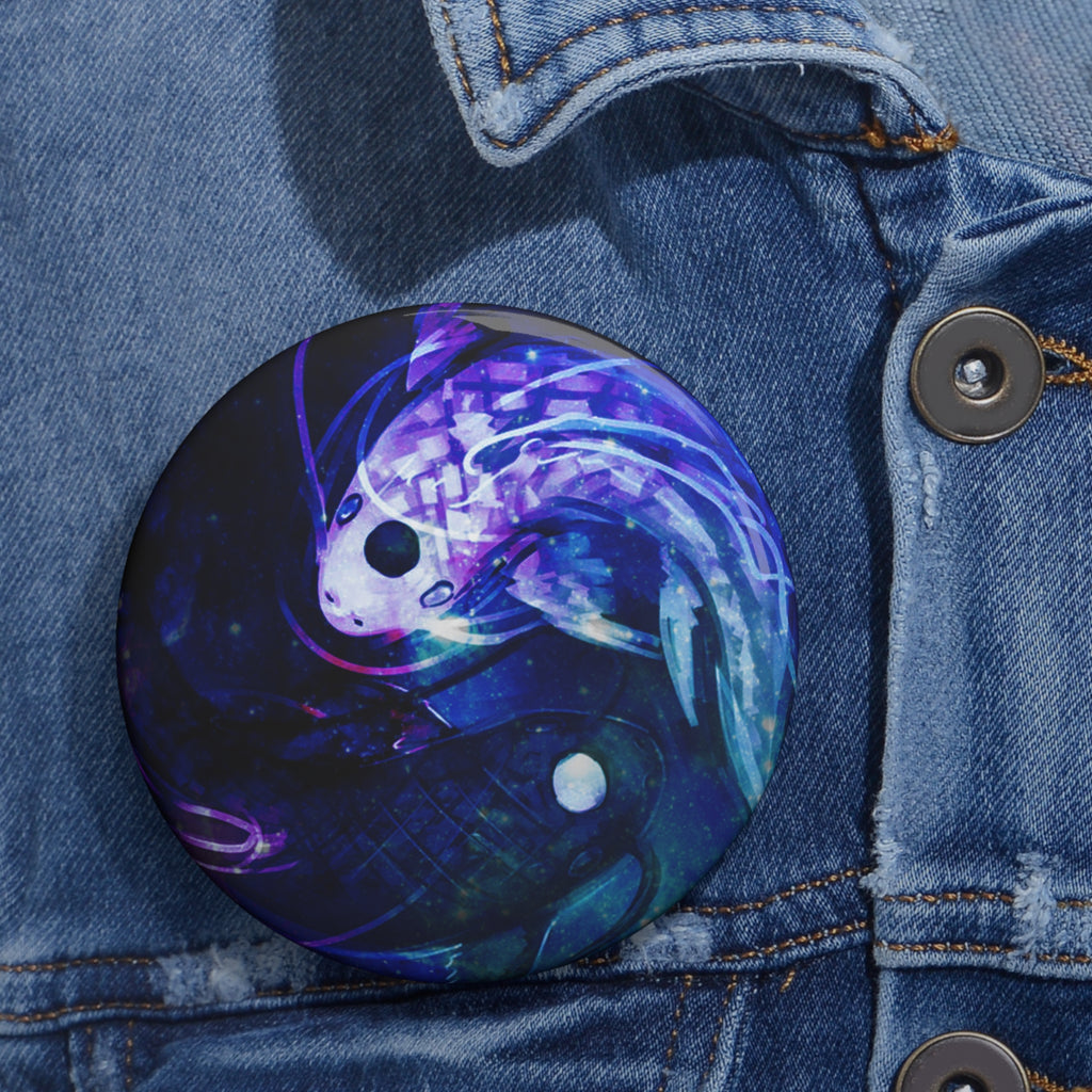 Dancing Serenity Yin Yang Dreams Pin Buttons