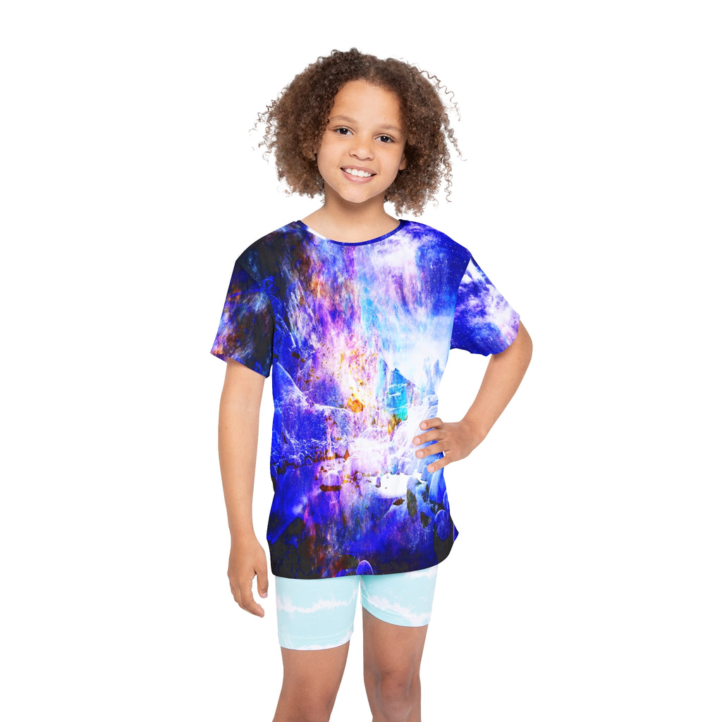 Breathe Again Yule Night Dreams Kids Sports Jersey