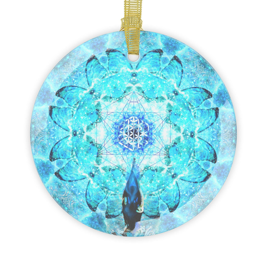 Amen Jin's all the White Horses Metamorphosis Meditations Glass Ornaments