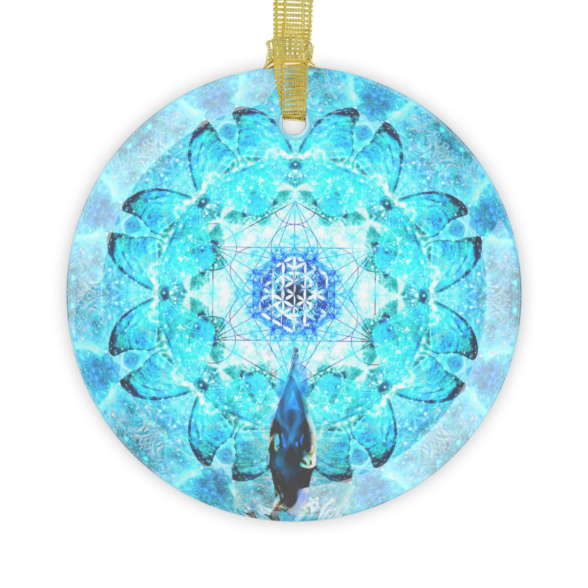 Amen Jin's all the White Horses Metamorphosis Meditations Glass Ornaments