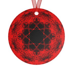 Katerina's Waiting for Hello Desires Metal Ornaments
