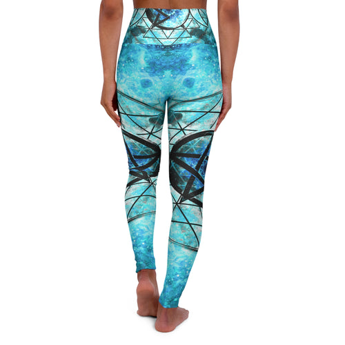 Amen Jin's All the White Horses Triple Goddess Meditations Yoga Leggings