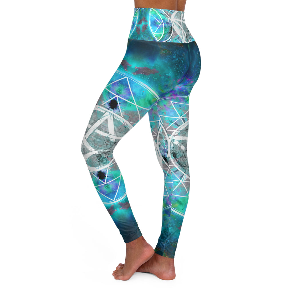 Katerina's Now and Forever Triple Goddess Meditations Yoga Leggings (AOP)