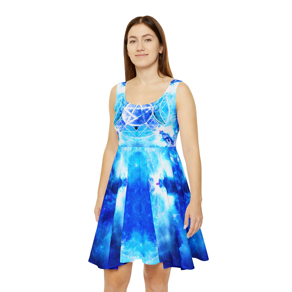Amen Jin's Mandala of Dragon Fire Triple Goddess Meditations W Skater Dress