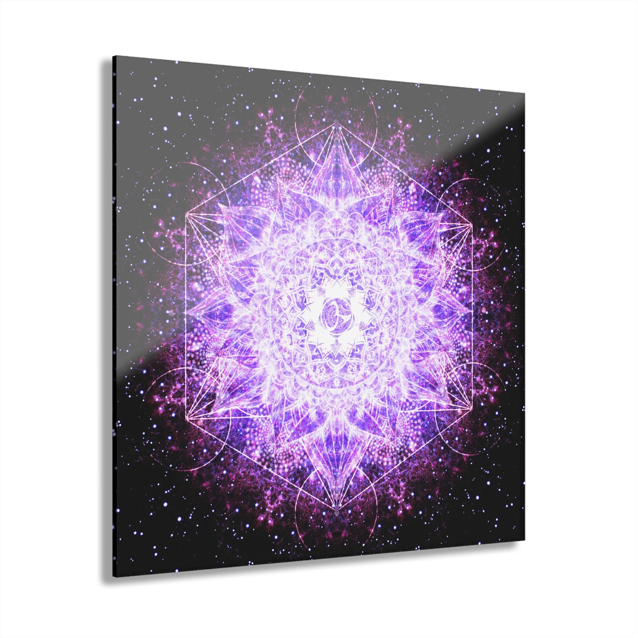 Sahasrara Meditations Acrylic Print (French Cleat Hanging)