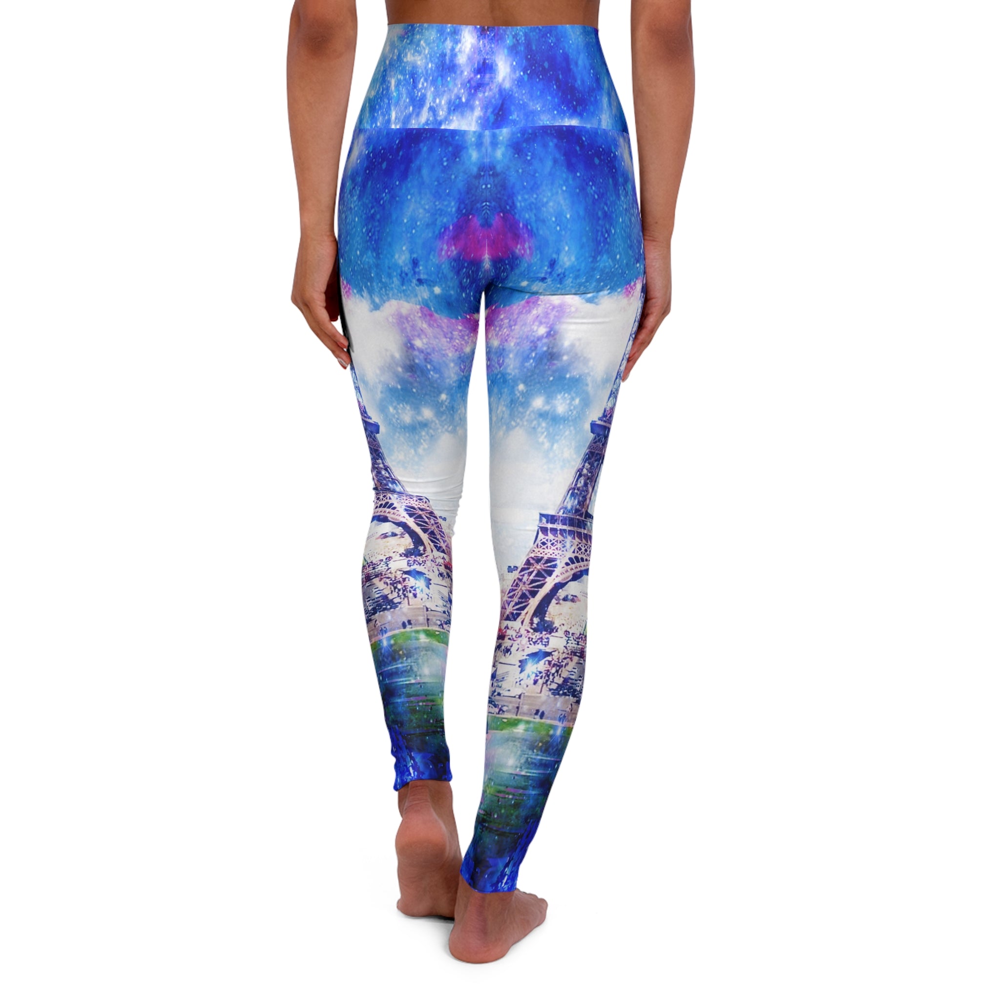 Rainbow Universe Parisian Dreams High Waisted Yoga Leggings