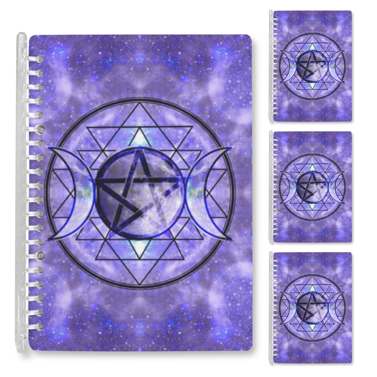 Katerina's Triple Goddess Magickal Desires Loose-Leaf Notebooks ( Cover Print, 4-Pack ) | Ships from USA