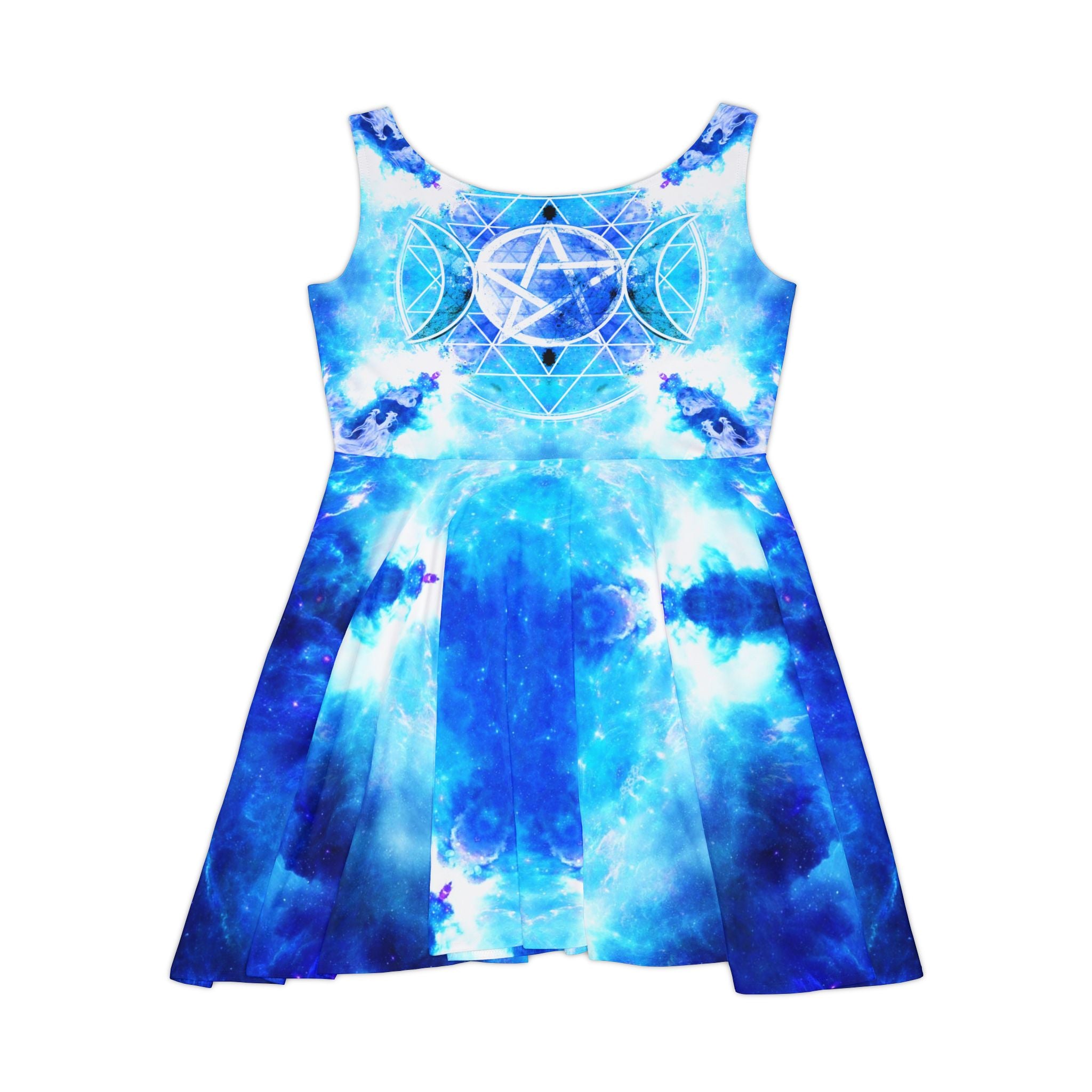 Amen Jin's Mandala of Dragon Fire Triple Goddess Meditations W Skater Dress