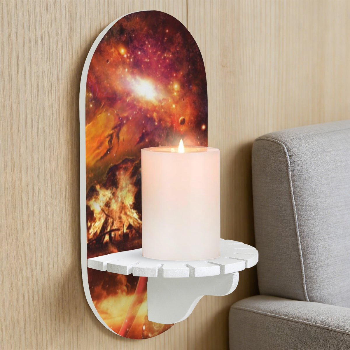 Samhain Magical Night Dreams Wall Mounted Candle Holder | Ships from USA
