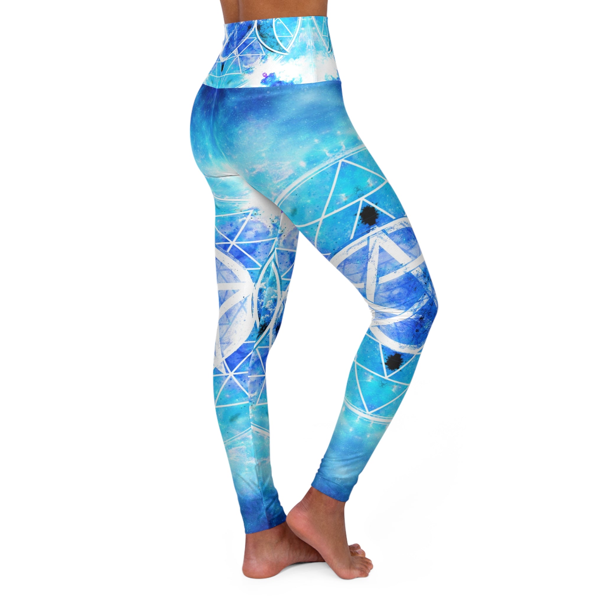 Amen Jin's Mandala of Dragon Fire Triple Goddess Meditations Yoga Leggings