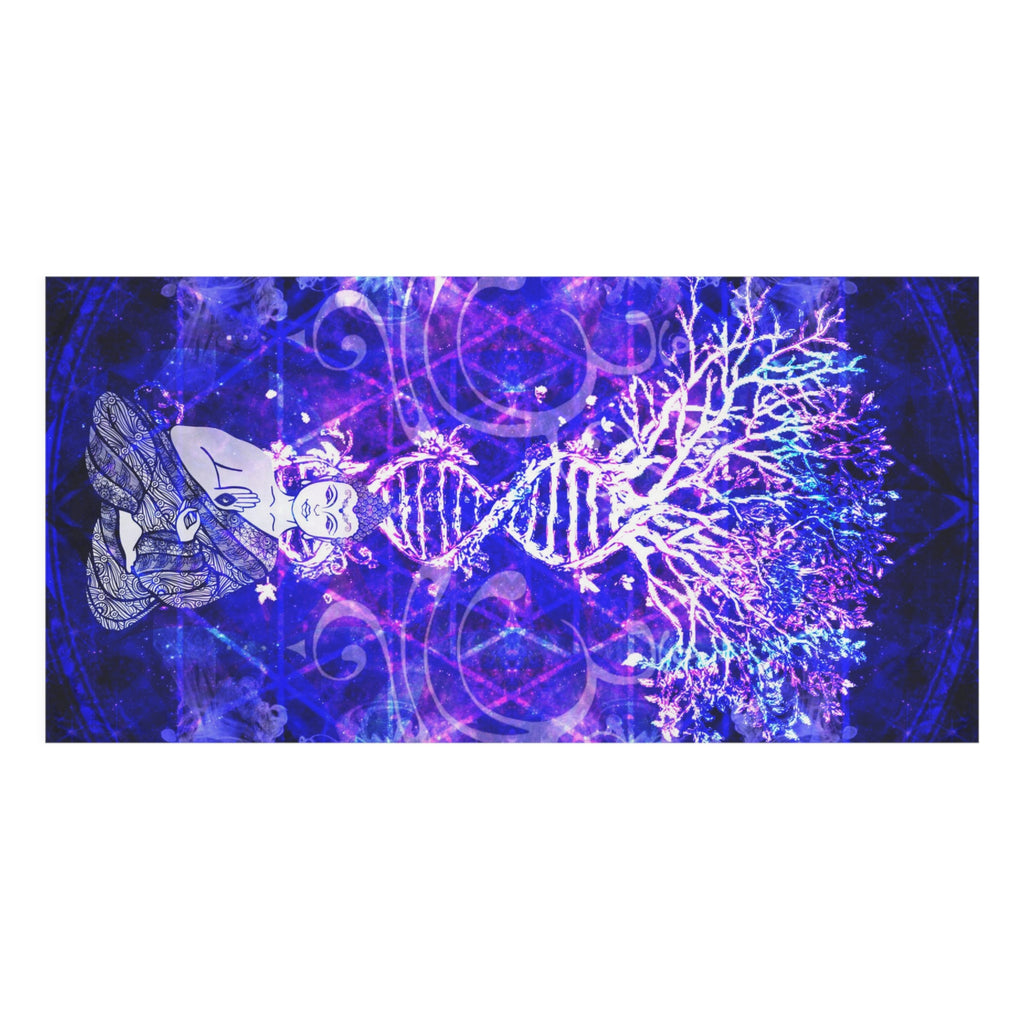 Katerina's Dragon's Eye Buddha Meditations Mink-Cotton Towel
