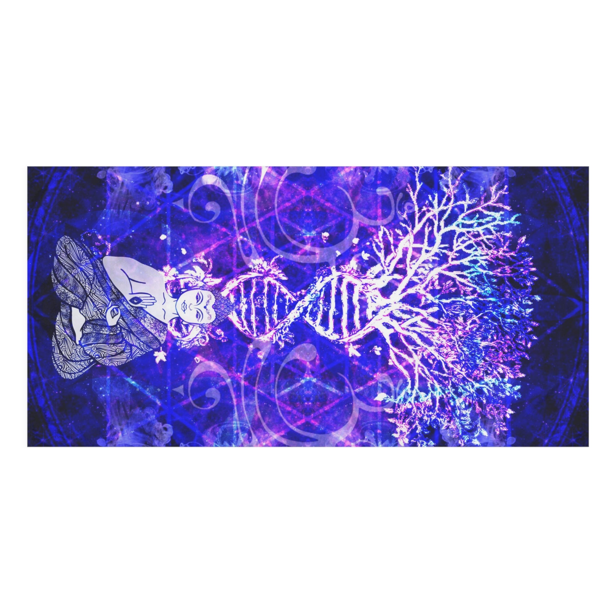 Katerina's Dragon's Eye Buddha Meditations Mink-Cotton Towel