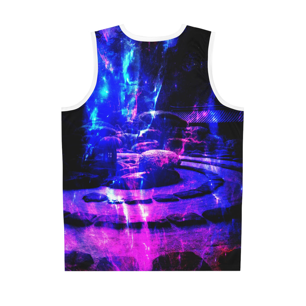 Amethyst Tranquil Garden Dreams Basketball Jersey