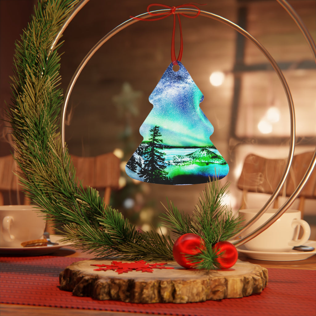 Katerina's Noel Yule Night Dreams Metal Ornaments