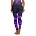 Amethyst Tranquil Garden Dreams High Waisted Yoga Leggings