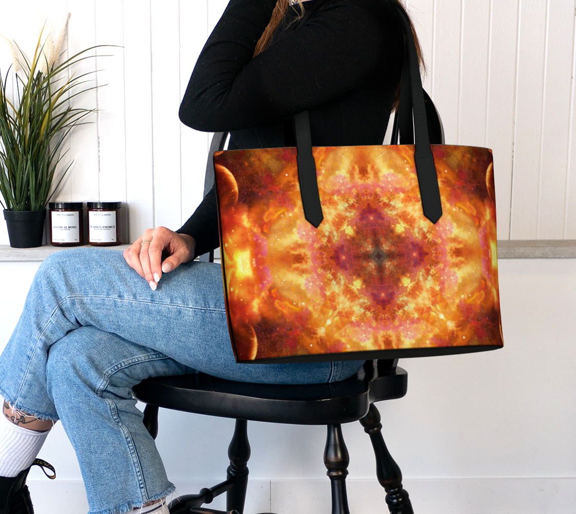 Samhain Night Desires Vegan Leather Tote Bag