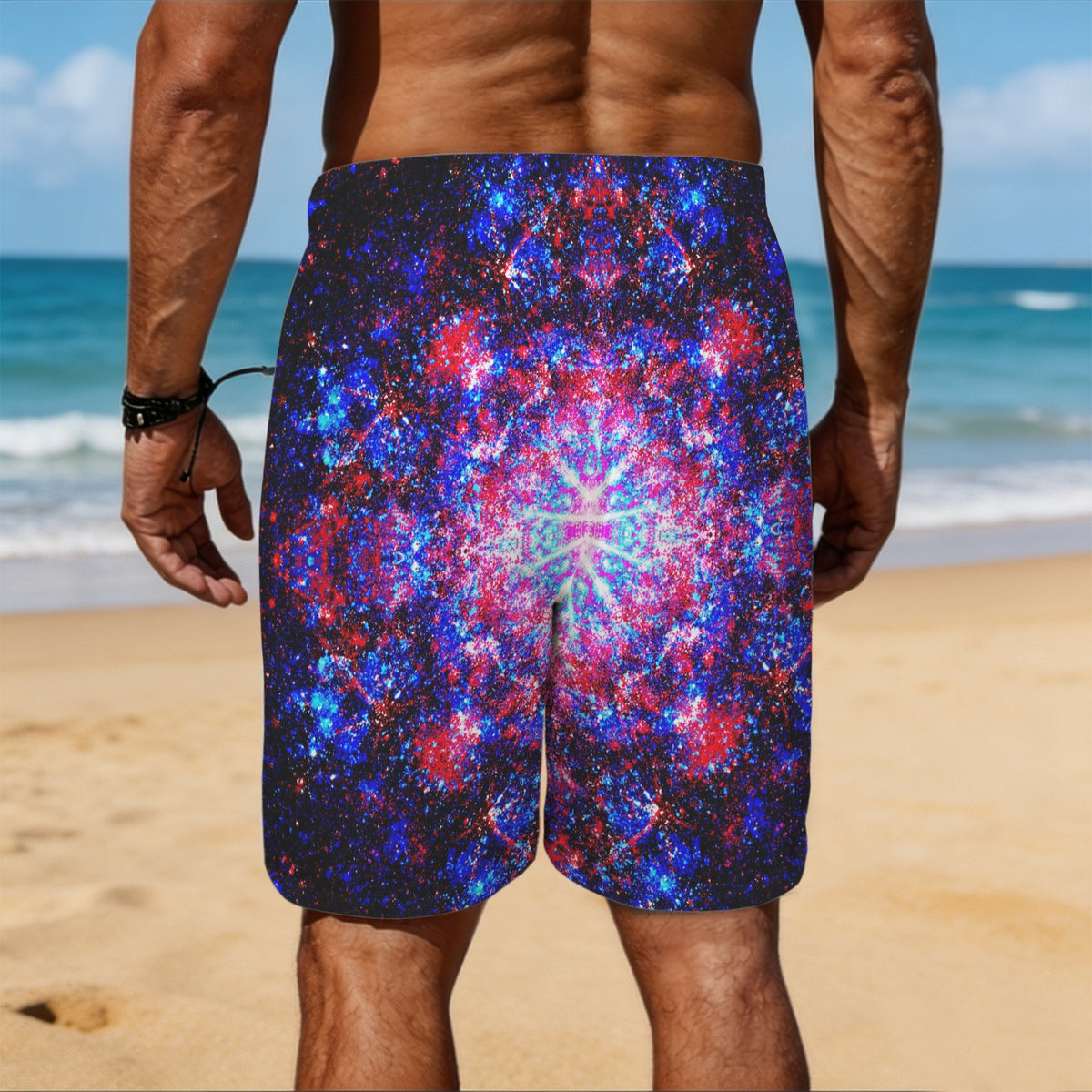 Katerina's Founder's Desires Men's All Over Print Beach Shorts (Sets 26) | Ships from USA