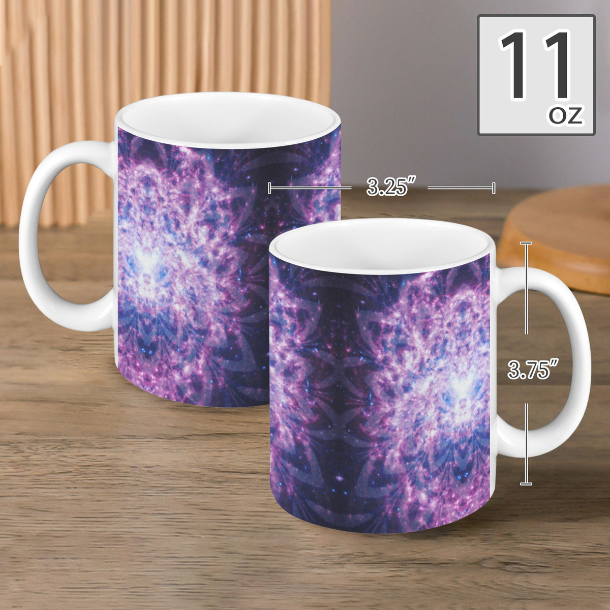 Katerina's Through Time & Space Desires Custom White Mug(11OZ)(Set of 2) | Ships from USA