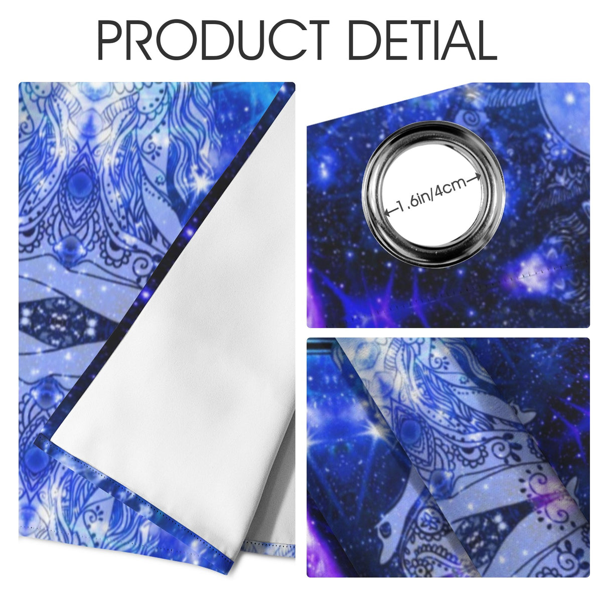 Amen Jin's Katerina's Eros & Psyche Magickal Awakening Meditations Grommet Curtain 42" x 84" ( 1 Piece ) | Ships from USA