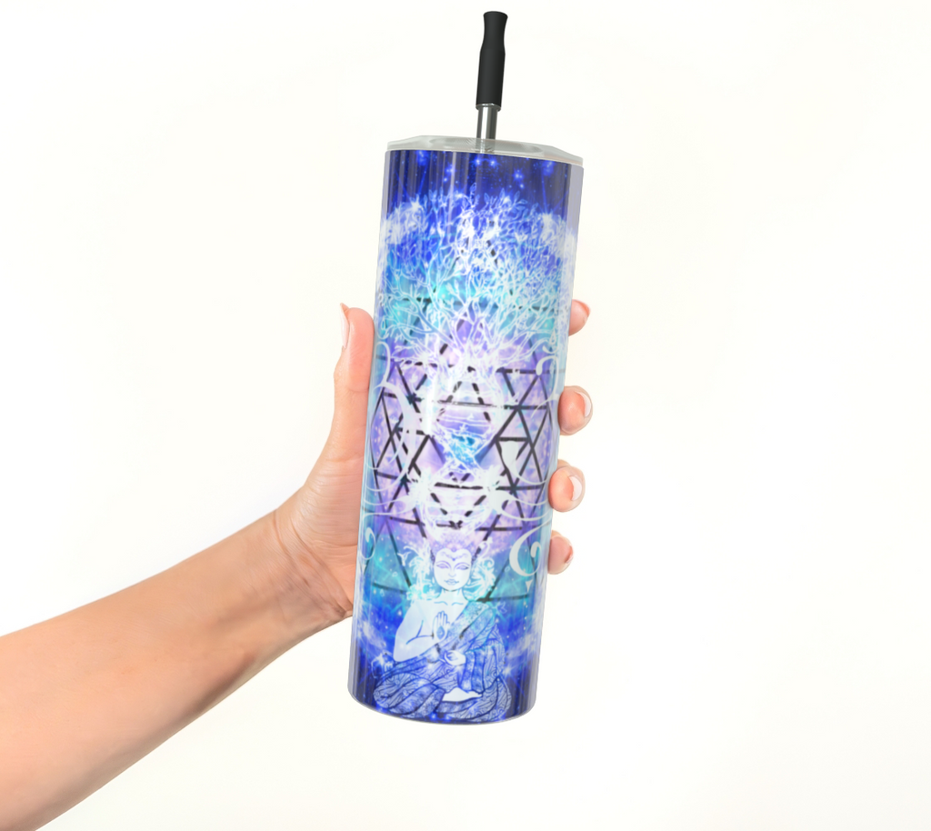 Amen Jin's Katerina's Eros & Psyche Buddha Meditations Stainless Steel Tumbler