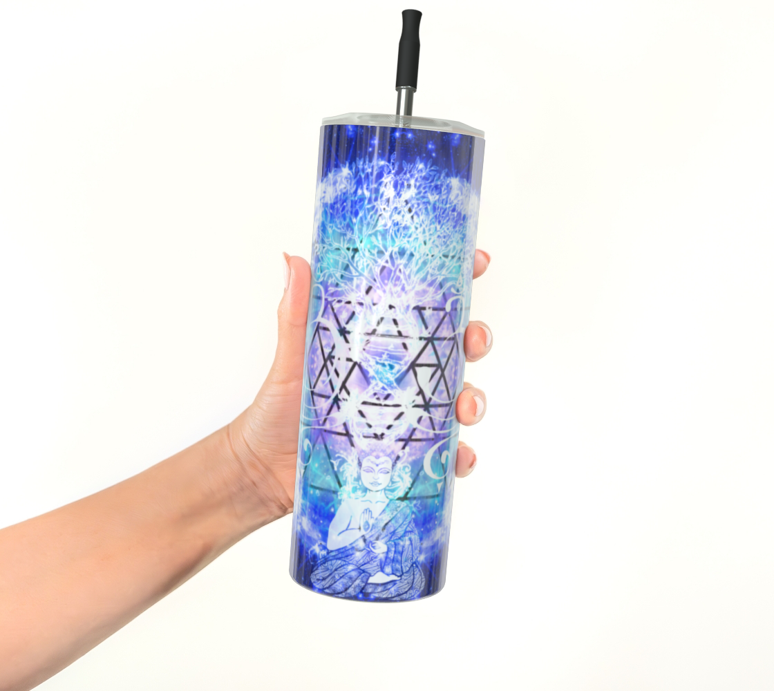 Amen Jin's Katerina's Eros & Psyche Buddha Meditations Stainless Steel Tumbler