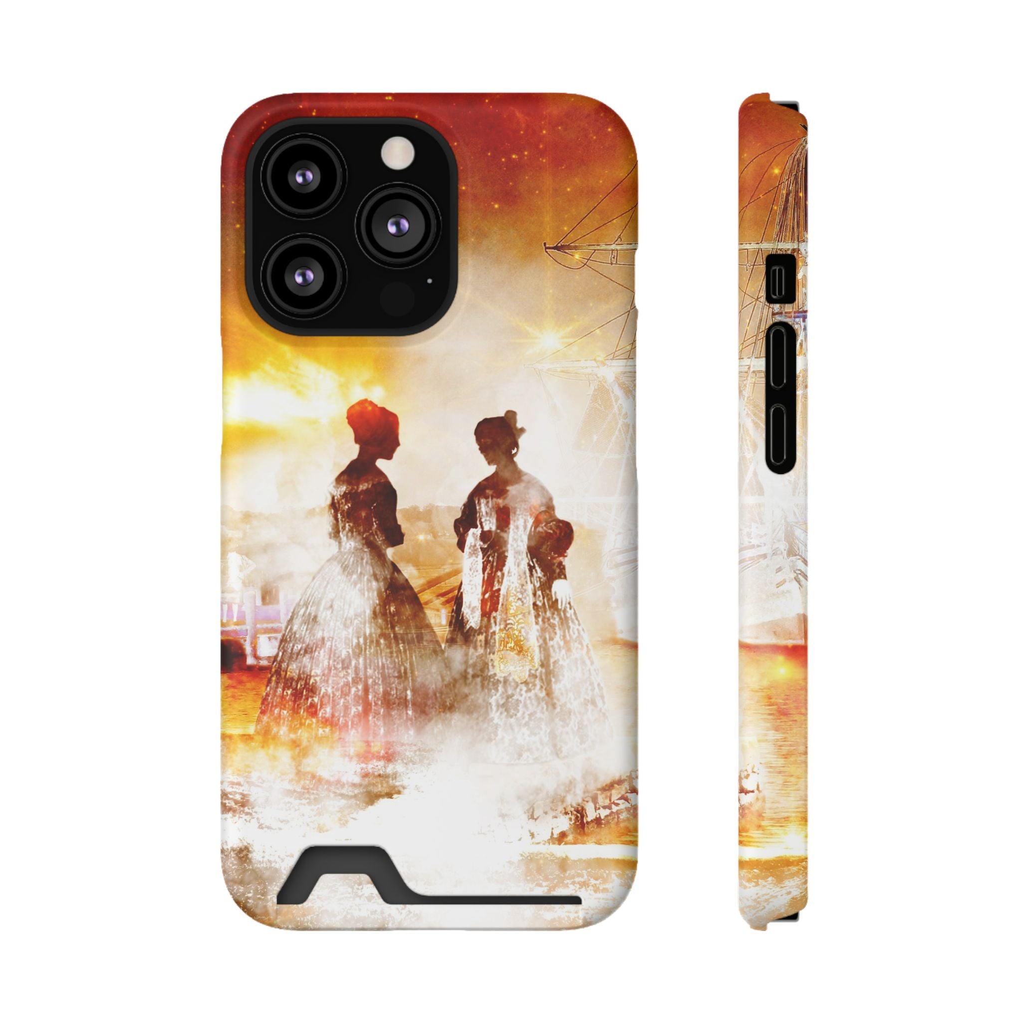 Samhain Eve Salem Harbor Dreams Phone Case With Card Holder