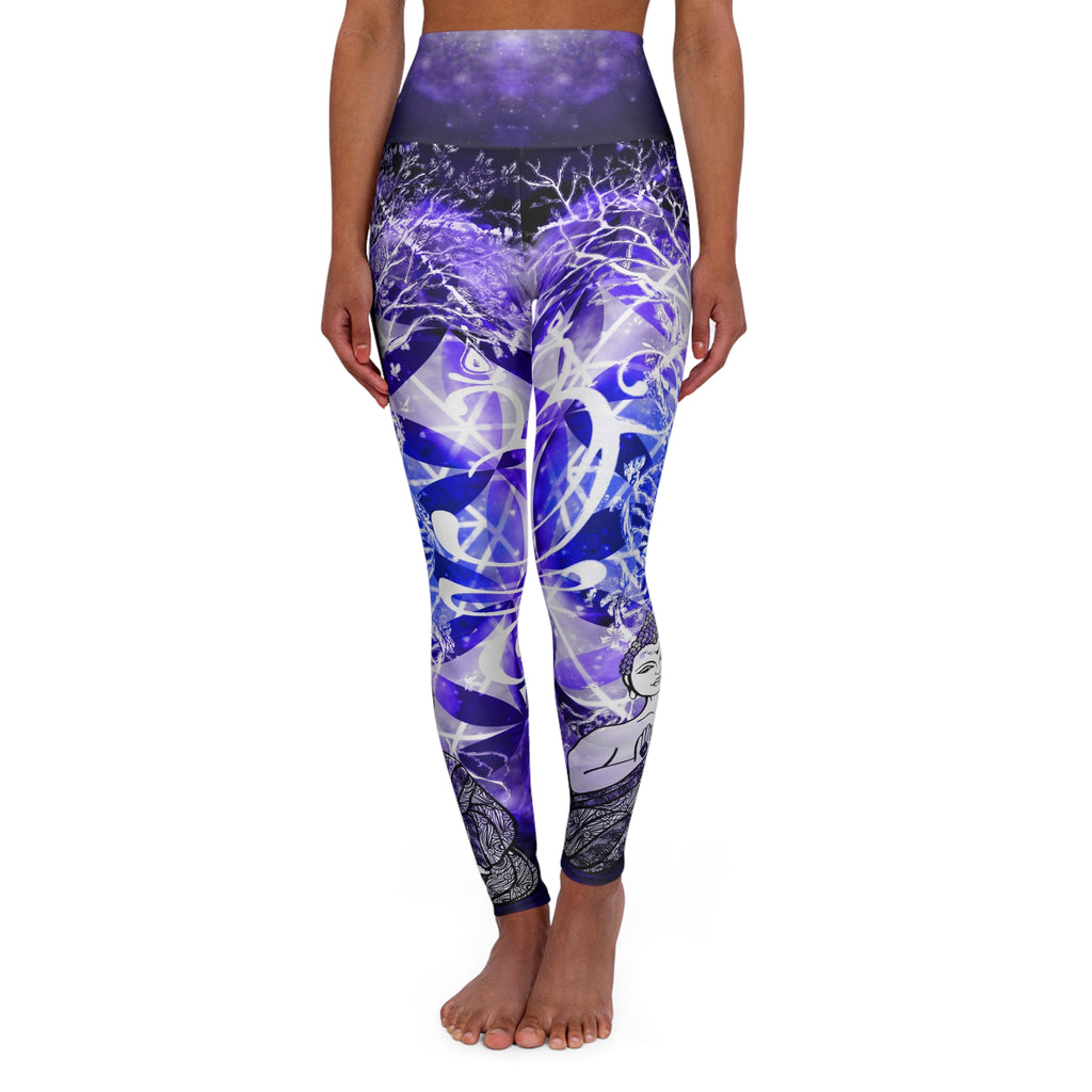 Katerina's We Will Go Home Buddha Meditations High Waisted Yoga Leggings